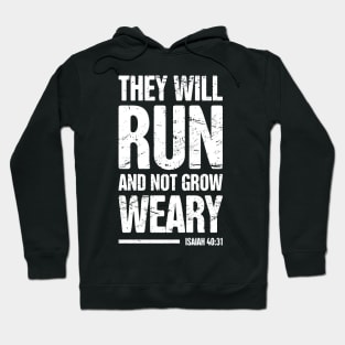 Run - Gift For Christian Workout Gym Fans Hoodie